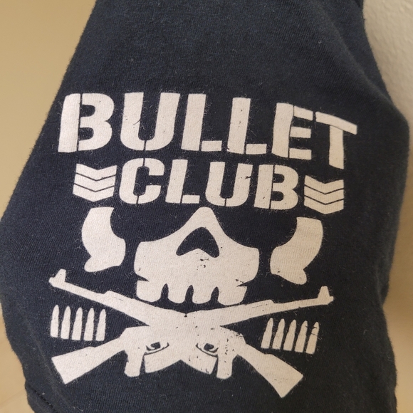 Pro Wrestling Tees Villain Enterprises Bullet Club Skull Tshirt Large - Picture 3 of 4